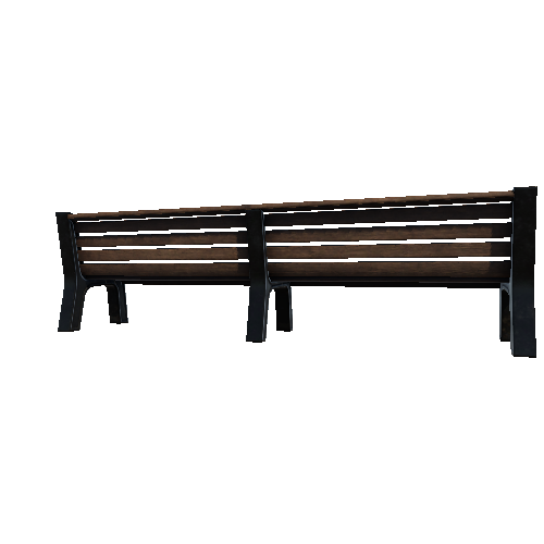 Wooden Bench_Long